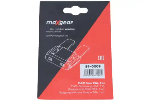 Предохранитель 890009 MAXGEAR