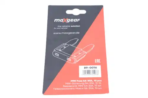 Предохранитель 890016 MAXGEAR