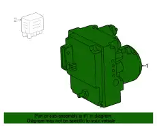 Гидроблок abs 004 431 49 12 MB