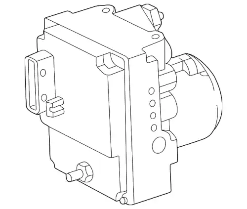 Гидроблок abs 004 431 49 12 MB