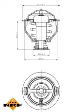 Термостат системы охлаждения NRF 725209