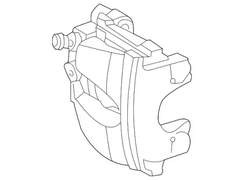 Суппорт тормозной MB 0034200183