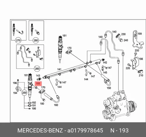 O-RING 017 997 86 45 MB