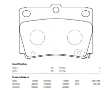 Тормозные колодки дисковые NIBK PN3391