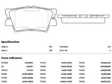 Тормозные колодки дисковые NIBK PN1522