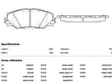 Тормозные колодки дисковые передняя ось NIBK PN1530