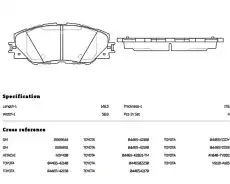 Тормозные колодки дисковые передняя ось NIBK PN1530