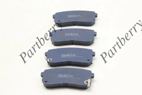 Тормозные колодки дисковые PARTBERRY PB170002