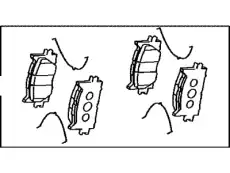 Тормозные колодки дисковые TOYOTA / LEXUS 04465-33470