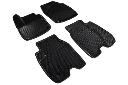 Коврики в салон SEINTEX 95296 Honda Civic 2012-н.в. 4 шт., черный