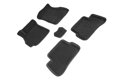 Коврики в салон SEINTEX 95370 Hyundai Accent 2000-2002 5 шт., черный