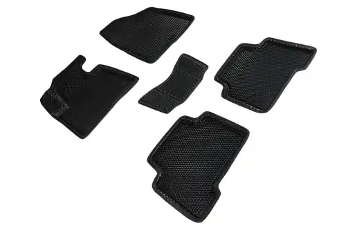 Коврики в салон SEINTEX 95288 Hyundai Santa Fe 2012-2018 5 шт., черный