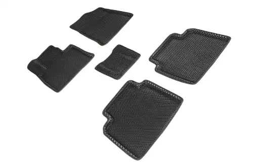 Коврики в салон SEINTEX 95372 Hyundai Sonata 2014-2020 5 шт., черный
