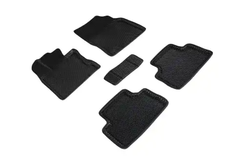 Коврики в салон SEINTEX 95326 Nissan Qashqai 2014-2016 5 шт., черный