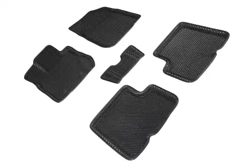 Коврики в салон SEINTEX 95485 Nissan Terrano 2014-2015 5 шт., черный