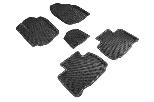 Коврики в салон SEINTEX 95222 Toyota Rav 4 2012-2019 5 шт., черный