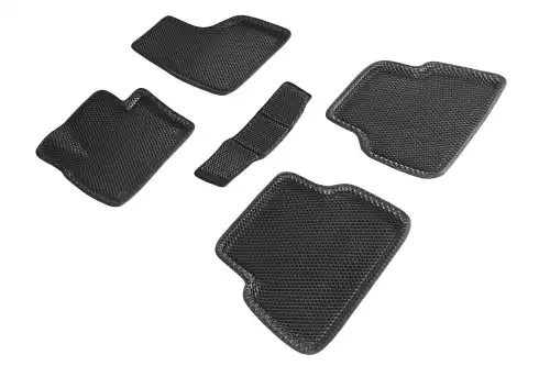 Коврики в салон SEINTEX 95362 Volkswagen Tiguan 2010-2017 5 шт., черный
