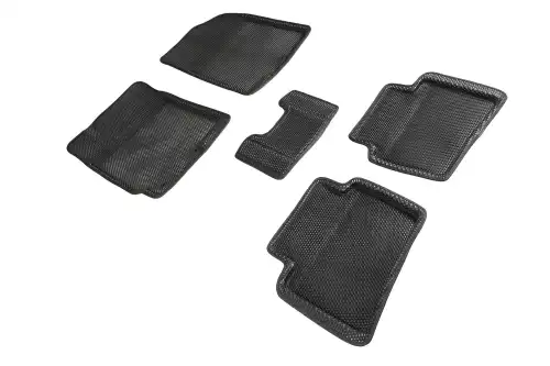 Коврики в салон SEINTEX 95164 Hyundai Solaris 2010-2017 5 шт., черный