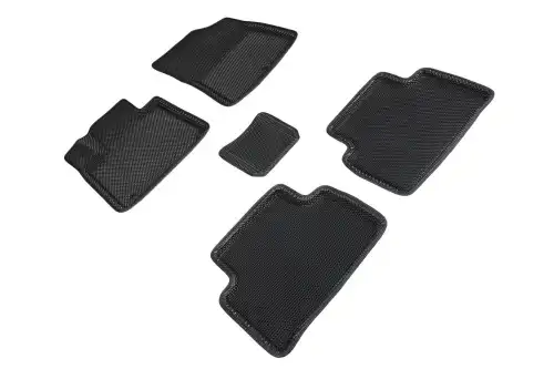 Коврики в салон SEINTEX 95408 Kia Sorento 2020-н.в. 5 шт., черный