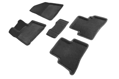 Коврики в салон SEINTEX 95214 Kia Sportage 2016-2018 5 шт., черный