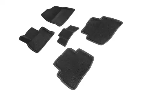 Коврики в салон SEINTEX 95419 Mazda CX-9 2018-н.в. 5 шт., черный