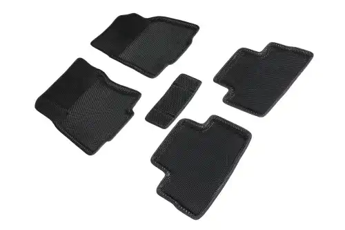 Коврики в салон SEINTEX 95211 Nissan Qashqai 2016-н.в. 5 шт., черный