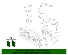 Тормозные колодки дисковые MITSUBISHI MR493985