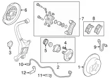 Тормозные колодки дисковые MITSUBISHI MZ 690166