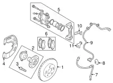 Тормозные колодки дисковые MITSUBISHI MR389537