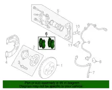 Тормозные колодки дисковые MITSUBISHI MR389537