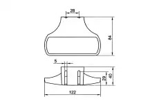 side marker lamp led !SM 9-33V 5M 4 LED 098 221 615 MONARK