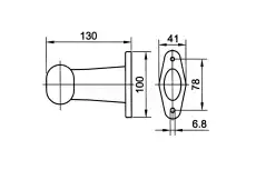 marker lamp led !12V 1.3W R+L 098 241 030 MONARK