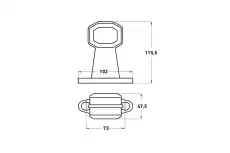 marker lamp !82 710 472 098 241 267 MONARK