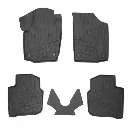 Коврики в салон NORPLAST NPA11C816502 Skoda Rapid 2020-н.в. 5 шт., черный