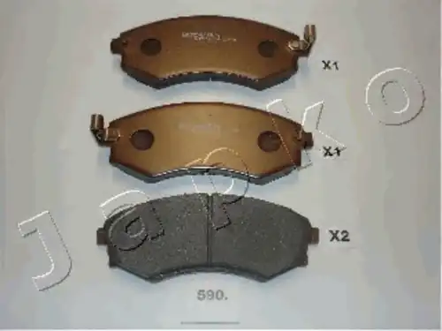 Тормозные колодки дисковые JAPKO 50590