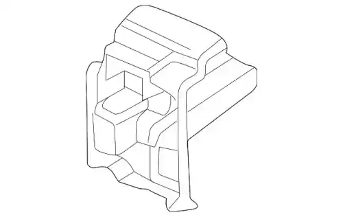 865B3R0000 КРОНШТЕЙН ПЛАСТИКОВЫЙ MOBIS