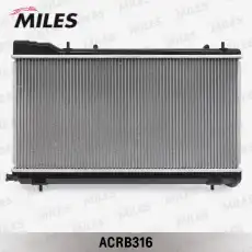 Радиатор системы охлаждения двигателя MILES ACRB316