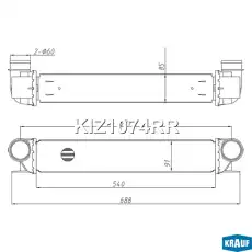 Интеркулер KRAUF KIZ1074RR