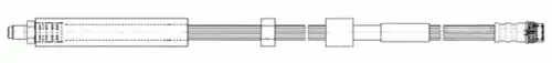 шланг тормозной перед. Citr 512509 CEF