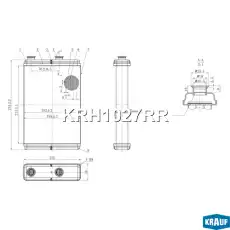 Радиатор печки KRAUF KRH1027RR