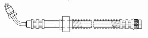 шланг тормозной перед. Niss 512185 CEF