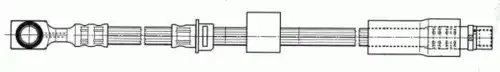 шланг тормозной перед. Opel 512330 CEF