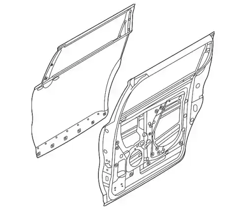 ДВЕРЬ 77003R0010 MOBIS