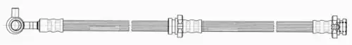 шланг тормозной перед. лев. Niss 512500 CEF