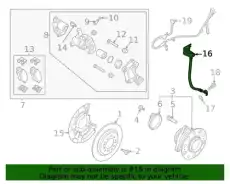 58738R0000 ШЛАНГ ТОРМОЗНОЙ СИСТЕМЫ MOBIS