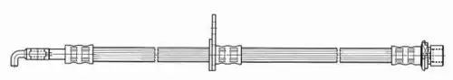 шланг тормозной перед. лев. Toyo 512400 CEF