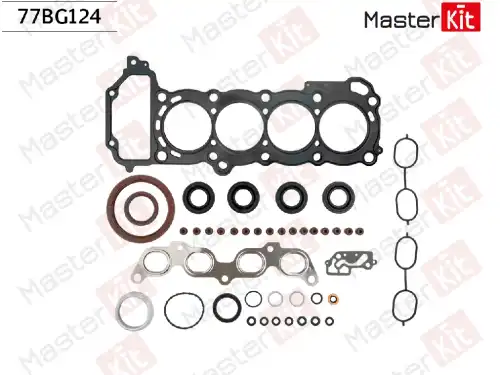 Набор прокладок двигателя 77BG124 MASTERKIT