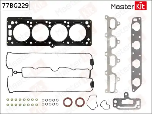 Комплект прокладок ГБЦ 77BG229 MASTERKIT