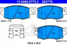 Тормозные колодки дисковые ATE 13.0460-5779.2