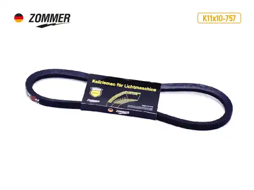 Ремень клиновой ZOMMER К11Х10-757А